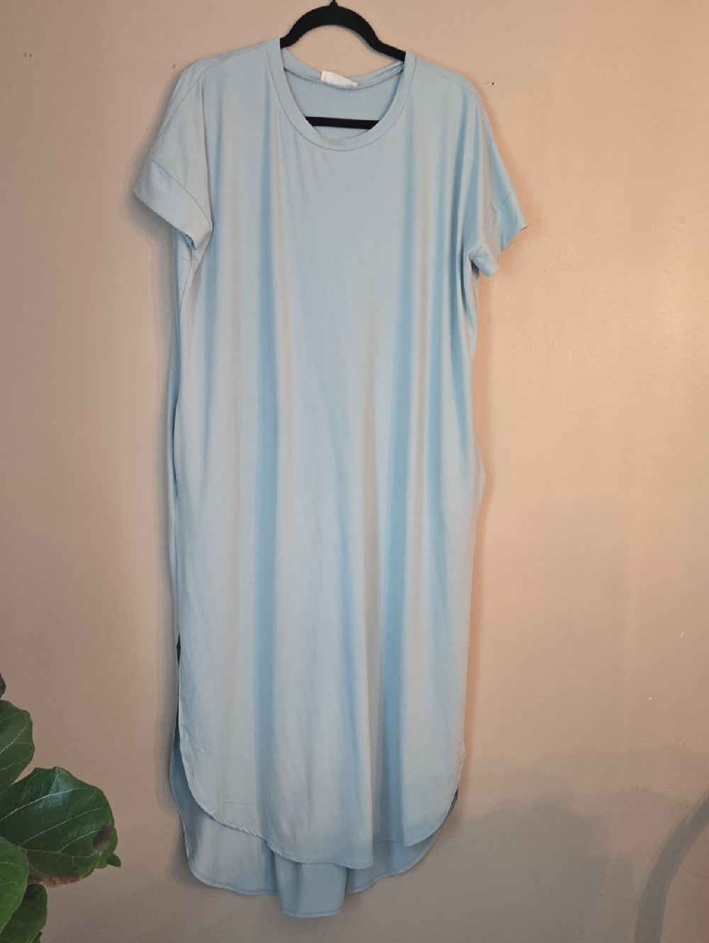 Light Blue T-Shirt Dress